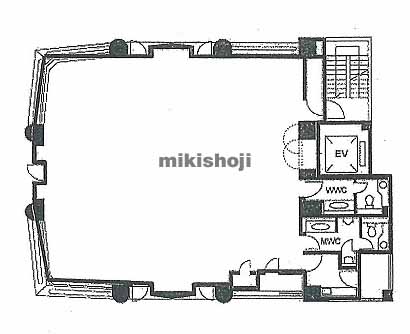 プレリー心斎橋ビル 平面1
