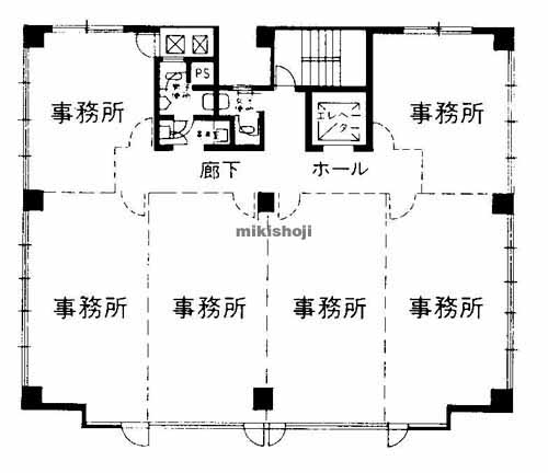 ＡＸＩＳ新大阪ビル-Ⅱ 平面1