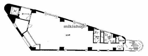 中津パークビル 平面1