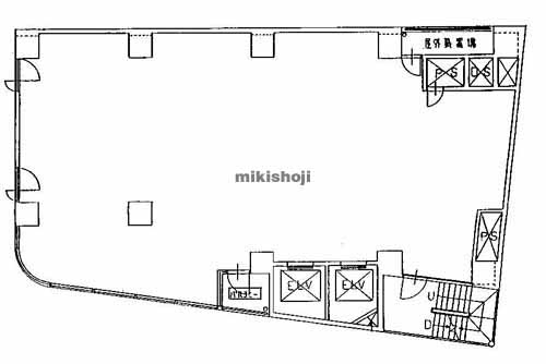 チロル茶屋町ビル 平面1