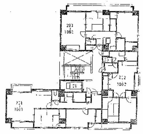 今里東青山ビル 平面1