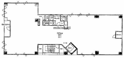 Ｏｚｉ本町橋 平面1