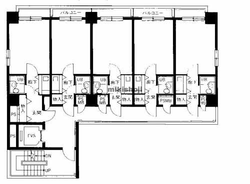 ＥＰＯあみだ池レジデンス２号館 平面1