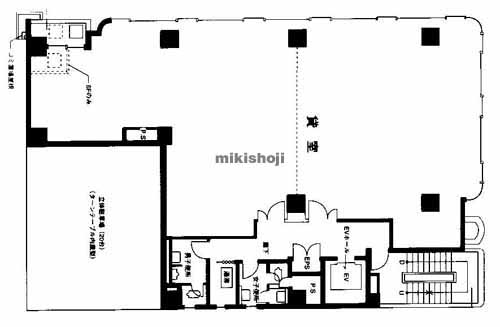 大阪塗料ビル 平面1