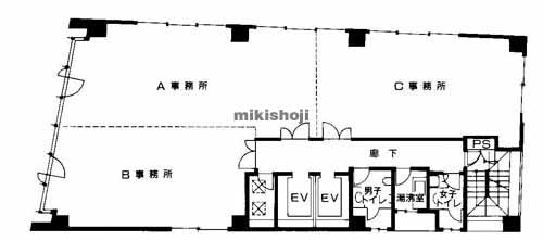 大明ビル 平面1