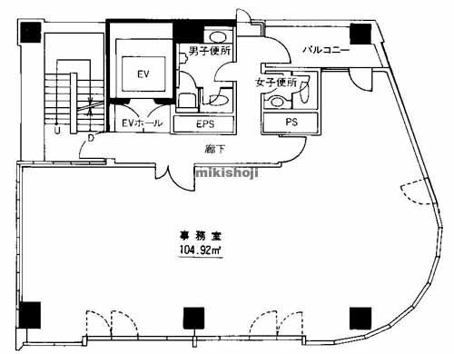 旭洋セブンビル 平面1