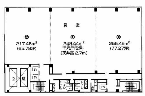 ピカソ三国ビル 平面1