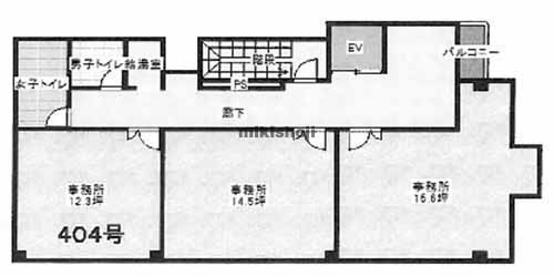 アルバート新大阪ビル 平面1
