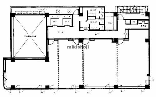 南森町岡藤ビル 平面1