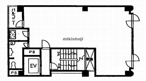 中津インタービル 平面1