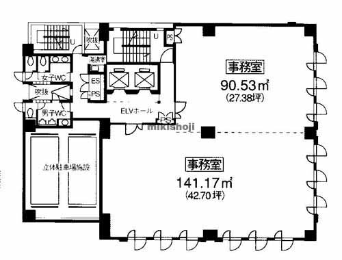 豊崎いずみビル 平面1