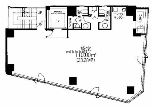 桜橋深川ビル 平面1