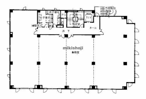 江坂パークフロントビル 平面1