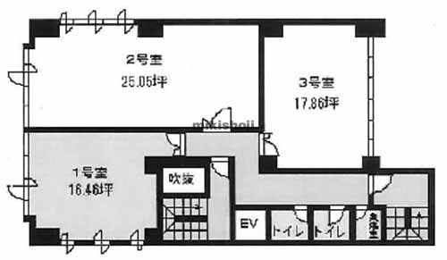 緑地フレックスビル 平面1