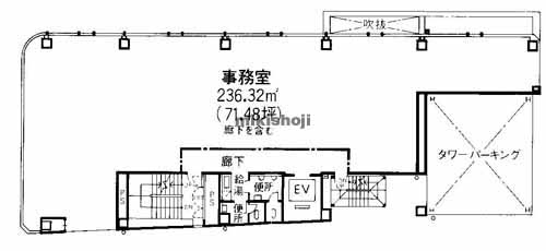 江坂グランドビル 平面1