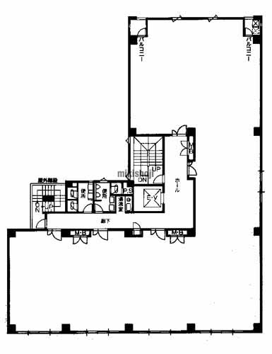 晃永ビル 平面1