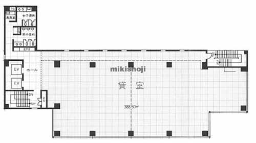 天正八戸の里ビル 平面1