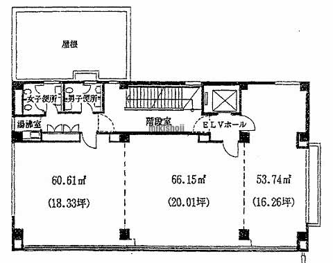 茨木ビル 平面1
