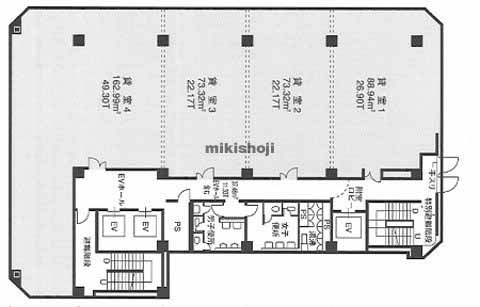 万代ＲＨビル 平面1
