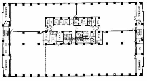 住友商事千里ビル南館（住友ｺﾝﾋﾟｭｰﾀﾋﾞﾙﾃﾞｨﾝｸﾞ) 平面1
