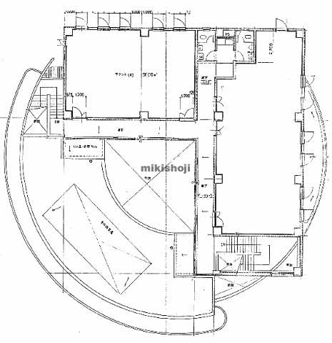 はちまんカルチャーコート 平面1