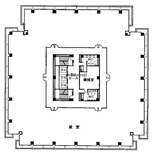 ＫＤＸ烏丸ビル 平面1
