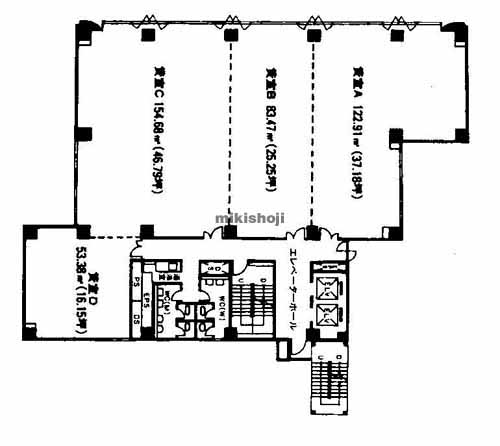 京都第一生命泉屋ビル 平面1