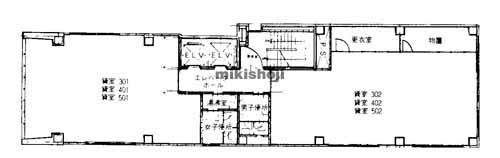 四条烏丸大西ビル 平面1