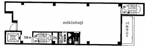 四条高倉大西ビル 平面1