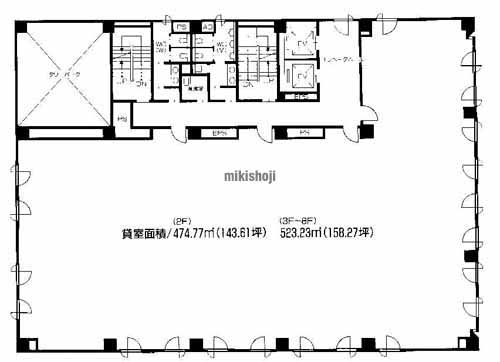 烏丸シティコア 平面1