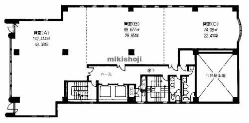 ヤサカ烏丸御所南ビル 平面1