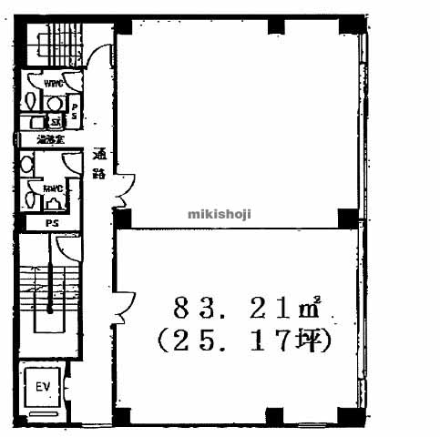 豊元四条烏丸ビル 平面1