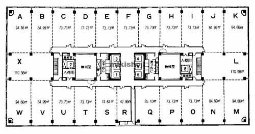 三宮国際ビルディング 平面1