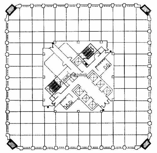 神戸商工貿易センタービル 平面1