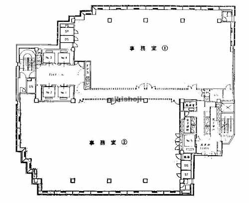 井門神戸ビル 平面1