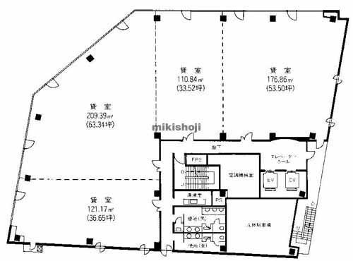 三宮南ビル 平面1