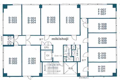 コフィオ神戸元町 平面1