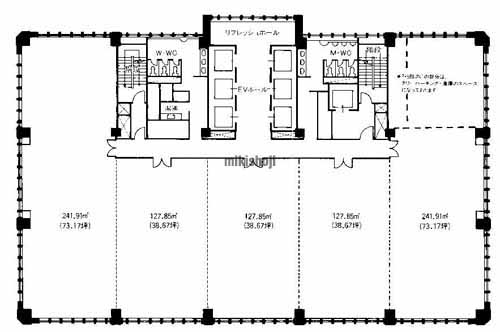 ハーバーランドダイヤニッセイビル 平面1
