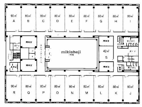三宮グランドビルディング 平面1