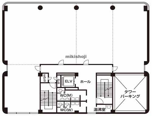 川西北ビル 平面1