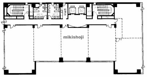 明治安田生命高知ビル 平面1