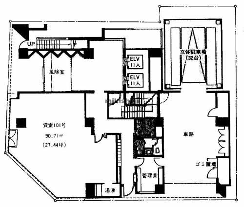 セントラルビル 平面1