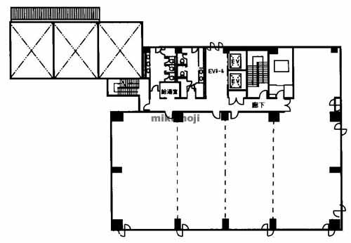 松山東京海上日動ビルディング 平面1