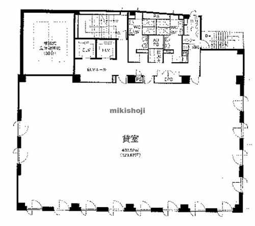 高松フコク生命ビル 平面1