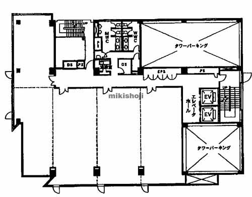 損保ジャパン松江ビル 平面1