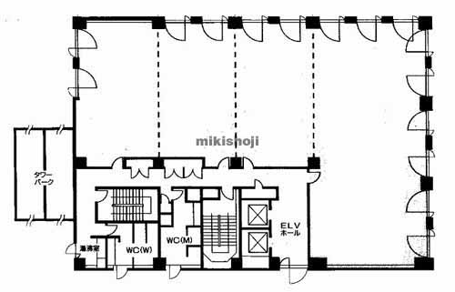 富山フコク生命第２ビル 平面1