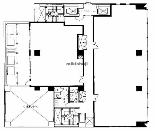 おおきに東心斎橋ビル 平面1