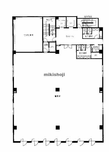 淀屋橋東洋ビル 平面1