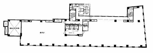 三井住友銀行高麗橋ビル 平面1