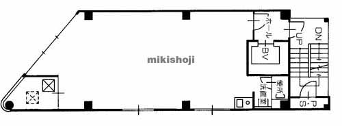 ラ・リブロ東天満 平面1